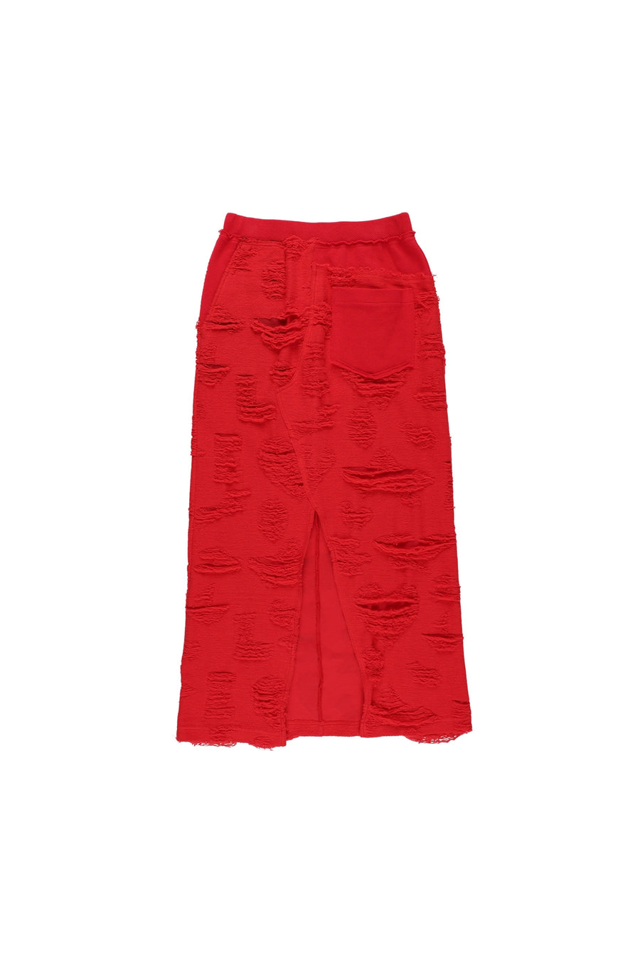 【25ss先行予約】BELPER  2025ss LOVE SWEATSKIRT(RED) ※2月入荷予定予約品