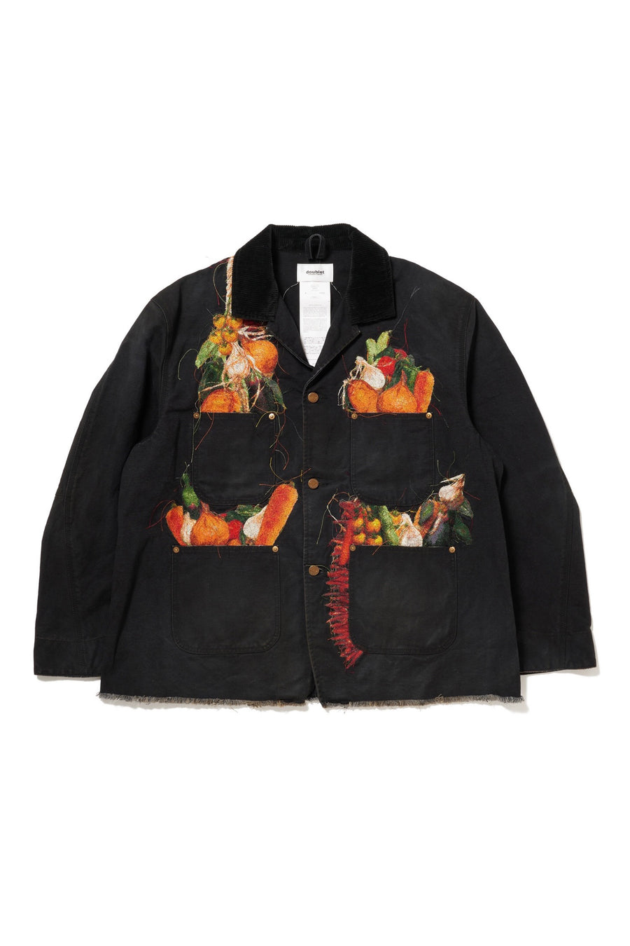 doublet 野菜パーカー doublet(ダブレット)のFARMES MAGAZINE COVER HOODIE GREENの通販