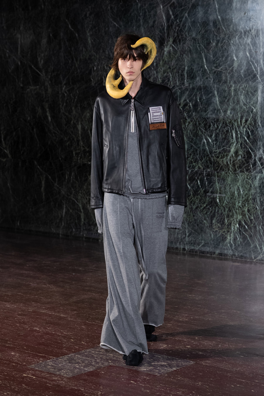 SHINYAKOZUKA(シンヤコヅカ)のORDINARY HOME PANTALON-5 CHARCOALの