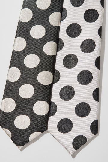 LITTLEBIG  Polka Dot Tie(Black or White)