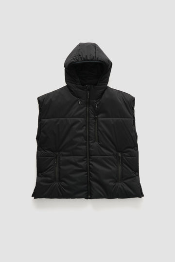 JOHN MASON SMITH  RECYCLE NYLON MICRO RIPSTOP HOODIE VEST