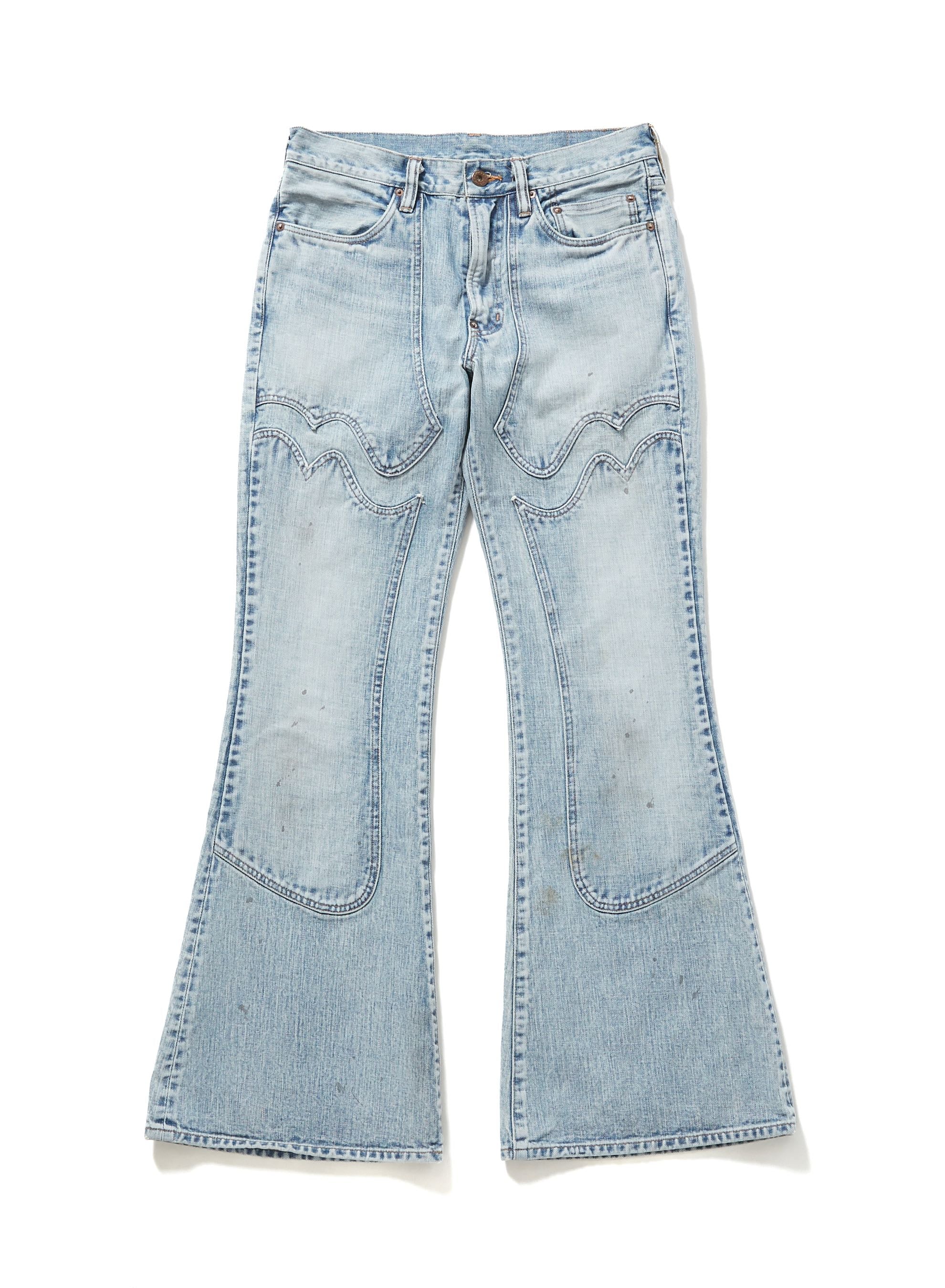 あ*き様 sugarhill flare denim シュガーヒルフレアデニム SUGARHILL(シュガーヒル)のFADED MODERN DENIM WESTERN FLARED