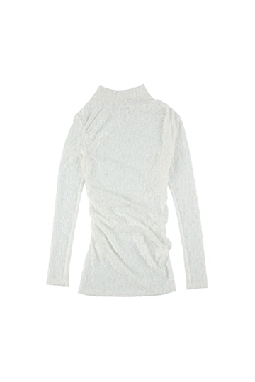 【25ss先行予約】BELPER  2025ss TWISTED RACE TOP(WHITE) ※2月入荷予定予約品