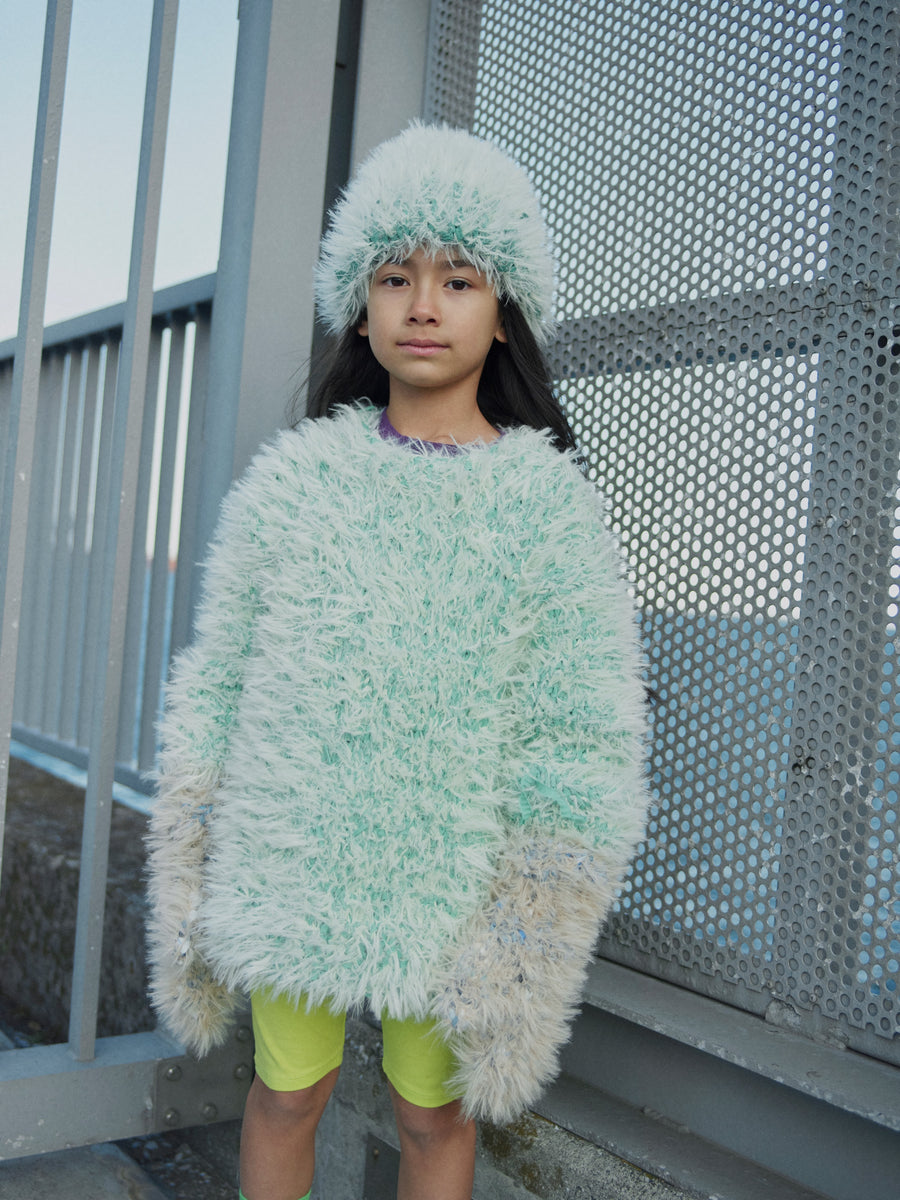 【kotohayokozawa】 kotohayokozawa(コトハヨコザワ)のHAND KNIT BEANIE GREENの通販