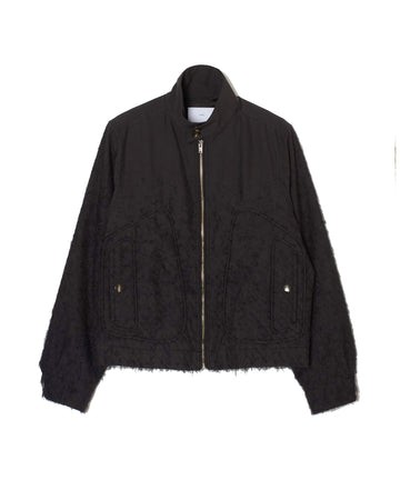 SUGARHILL  HAIRLY BLOUSON(DARK NAVY)