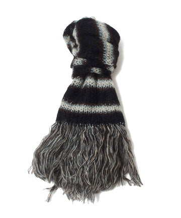 SUGARHILL  MOHAIR STRIPE MUFFLER(MINT STRIPE)