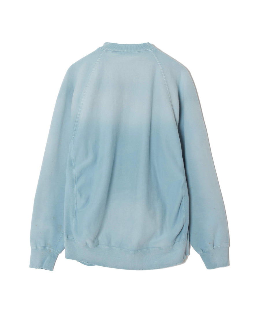 SUGARHILL  AGED ZIP-UP SWEAT SHIRT(MINT)