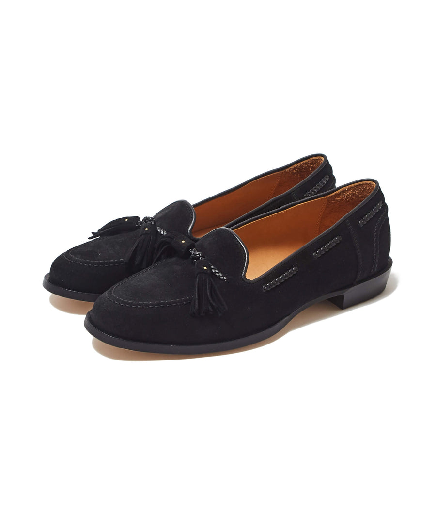 SUGARHILL  SUEDE LOAFER “COUPE”(BLACK SUEDE)