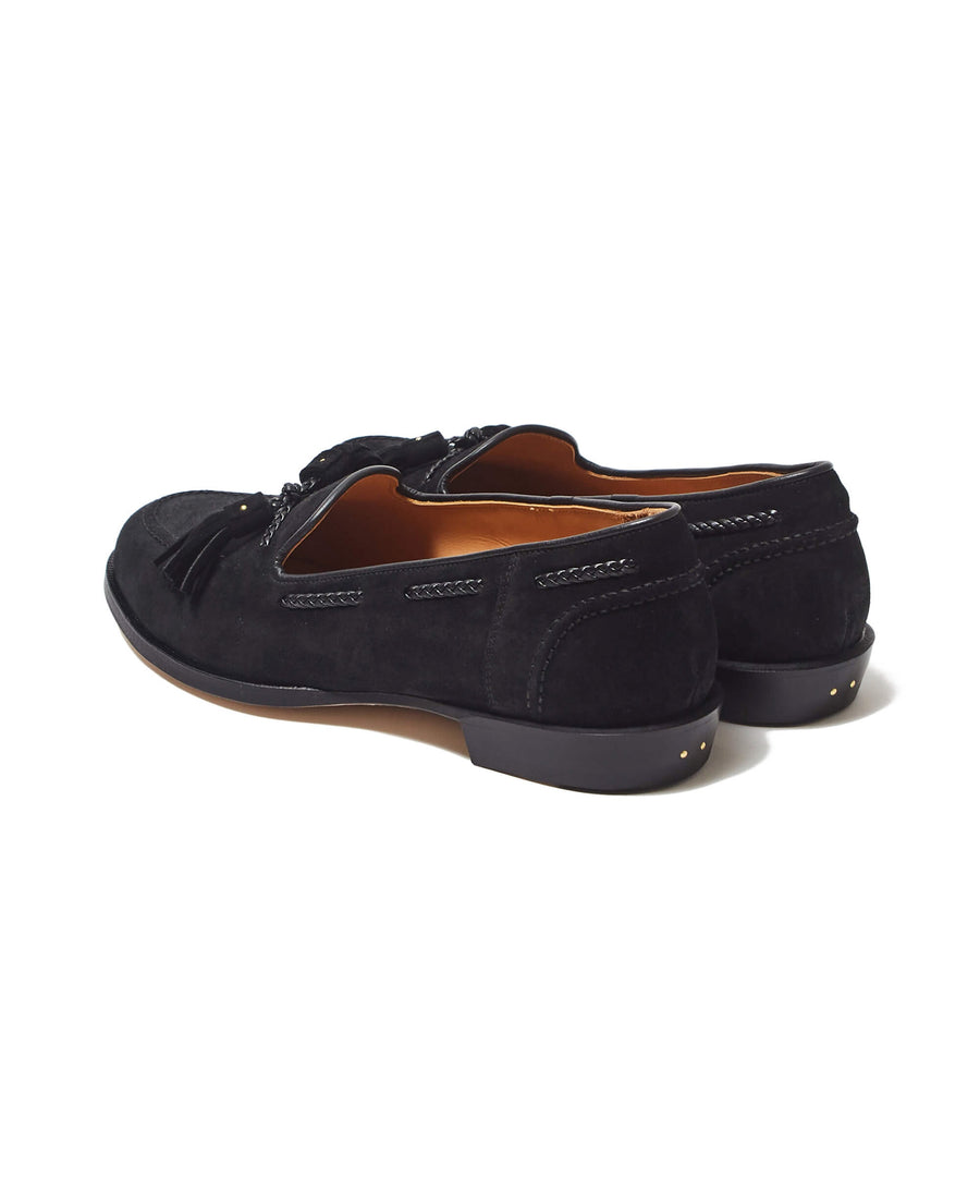 SUGARHILL  SUEDE LOAFER “COUPE”(BLACK SUEDE)