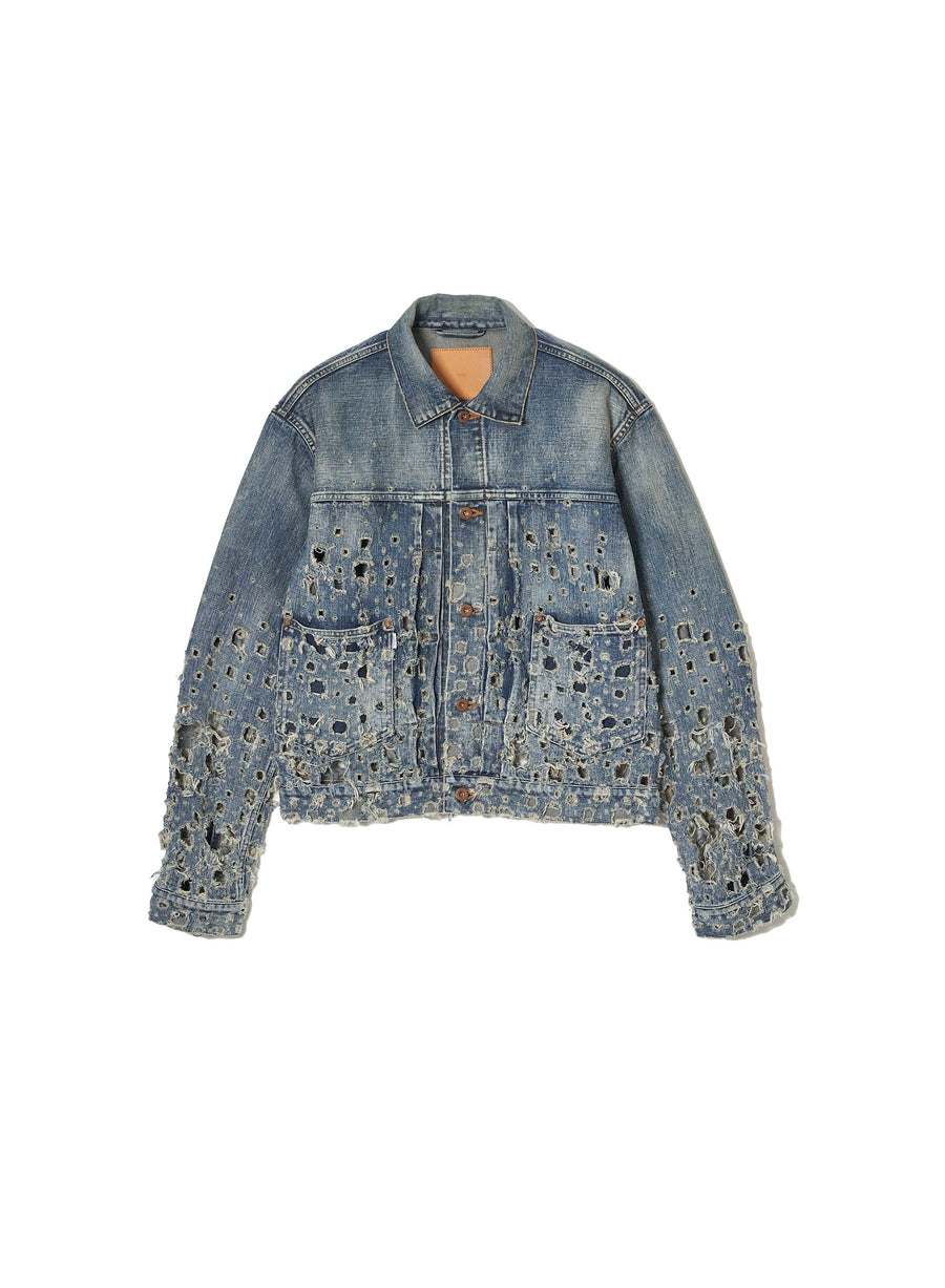 SUGARHILL  CRASHED MODERN DENIM JACKET