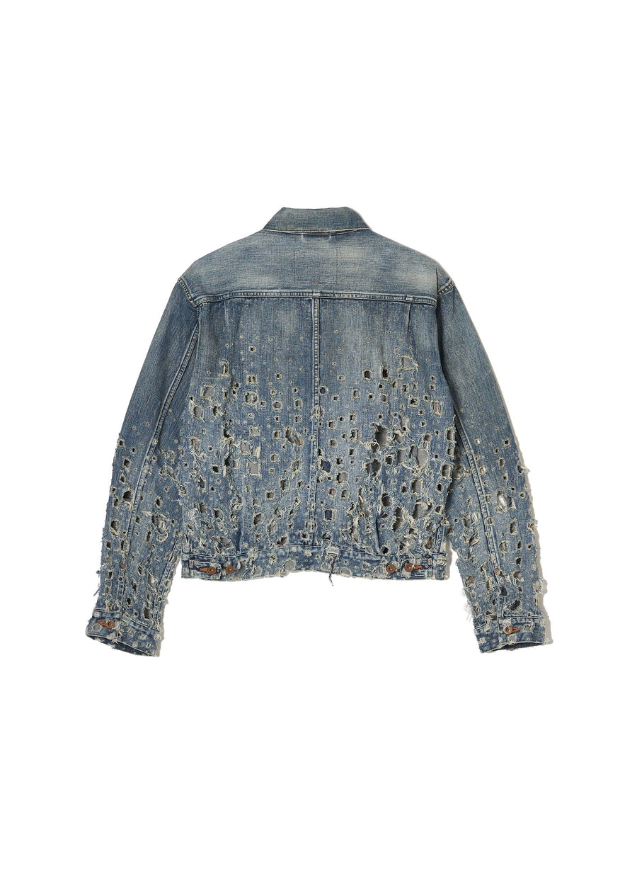 SUGARHILL  CRASHED MODERN DENIM JACKET