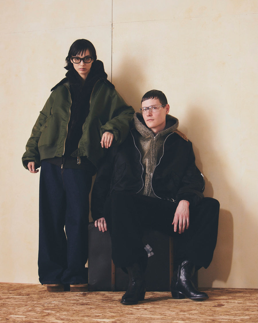 refomed  FRESH MAN DENIM WIDE PANTS by EDWIN