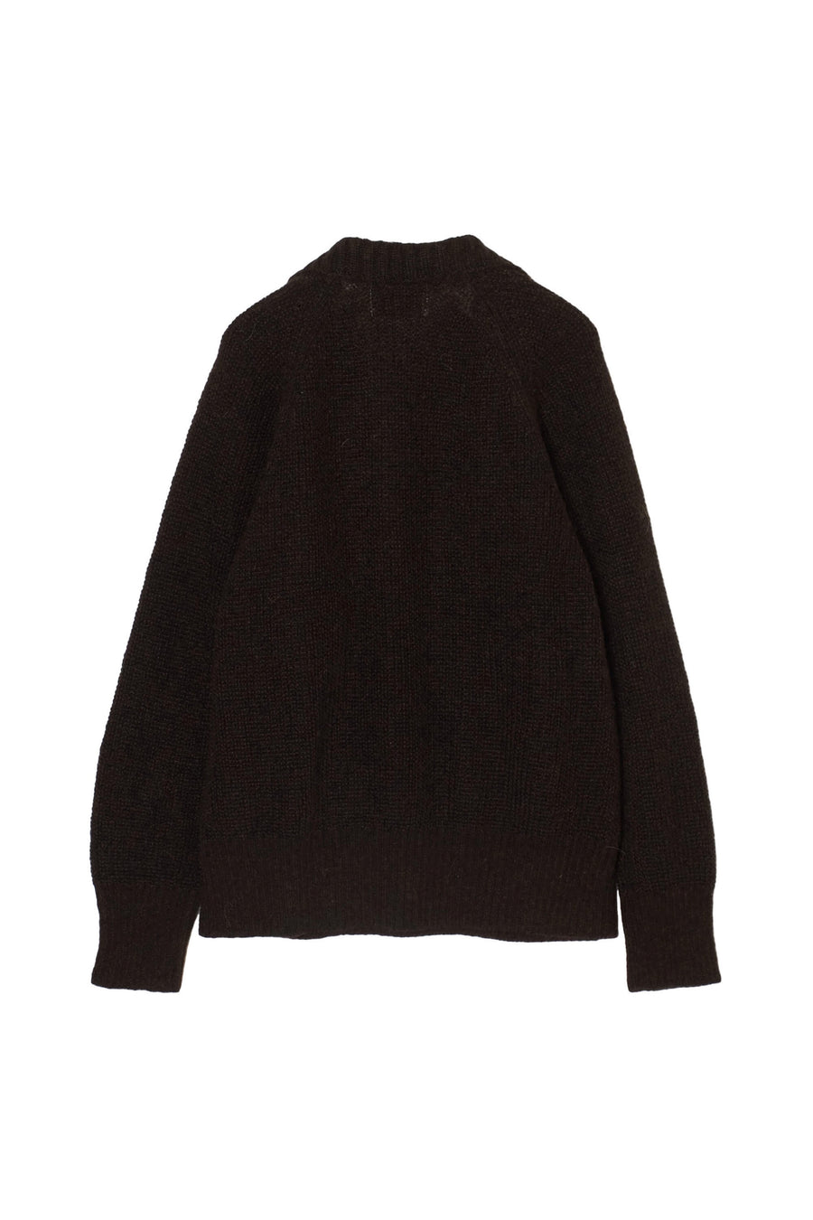 SUGARHILL  MOHAIR PULLOVER SWEATER(BLACK / BROWN)