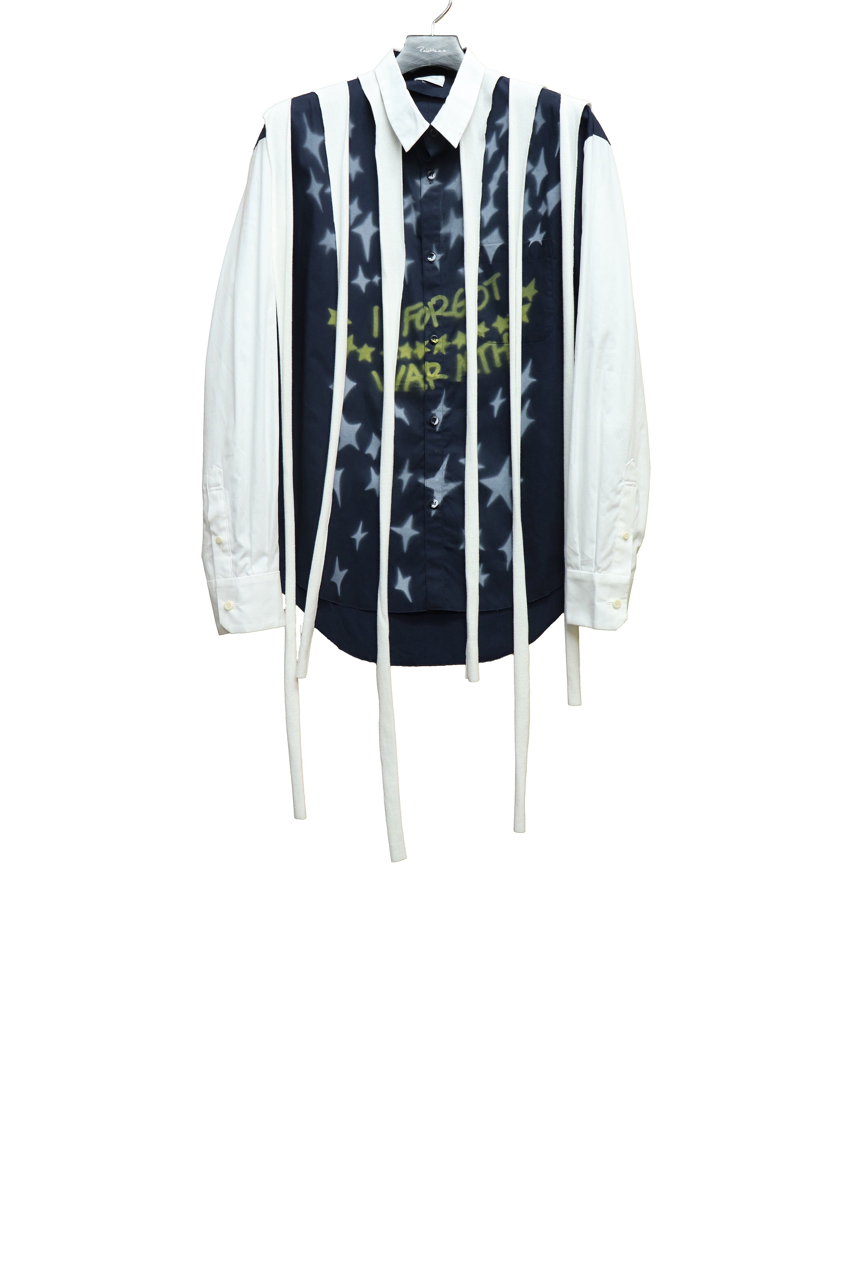 FILME FILLED(フィルムフィルド)のDistortion Collar Shirt DARK NAVYの通販｜PALETTE art