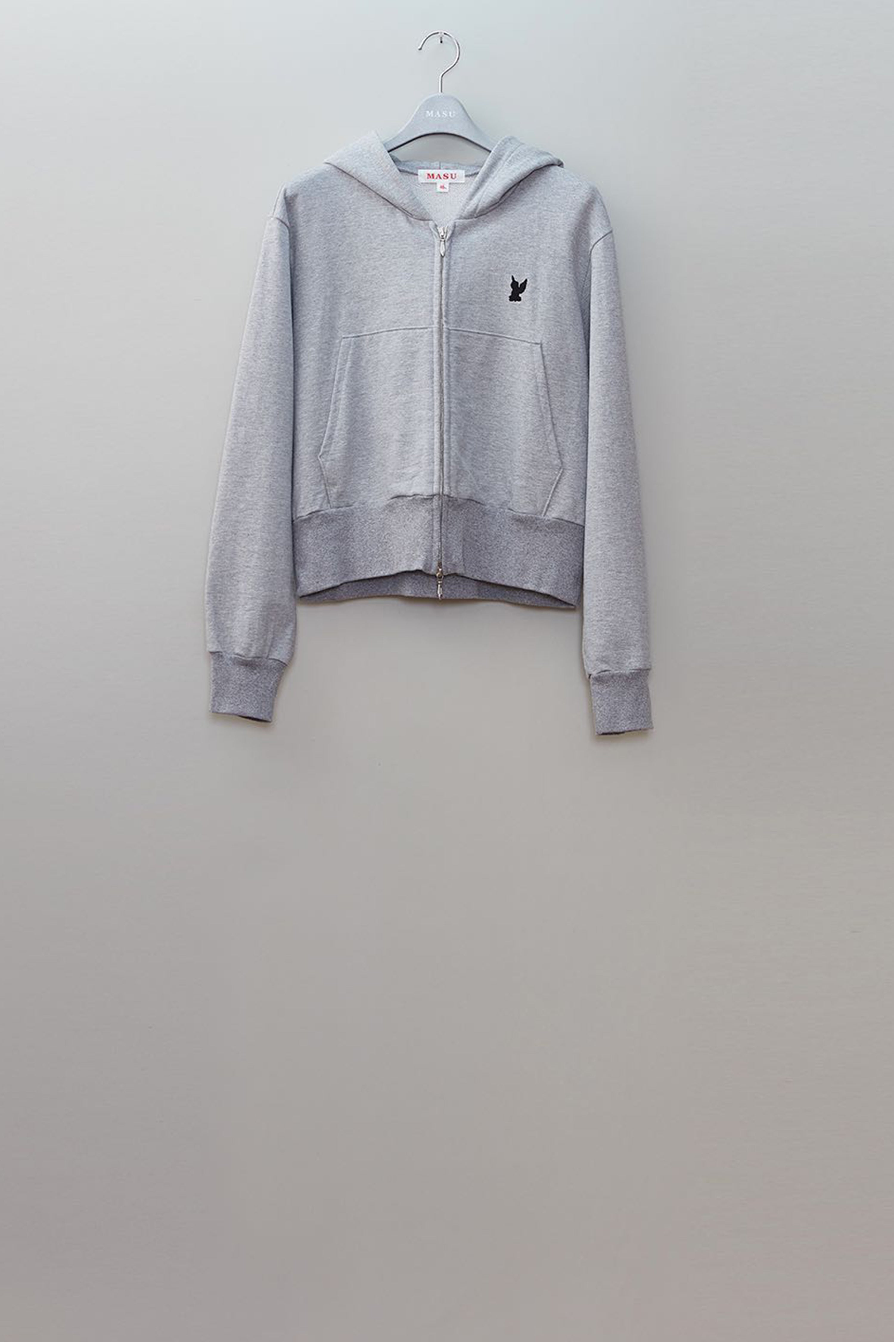 トップス MASU 23aw Angel zipup hoodie MASU(エムエーエスユー)のANGEL ZIP-UP HOODIE GRAYの通販｜PALETTE