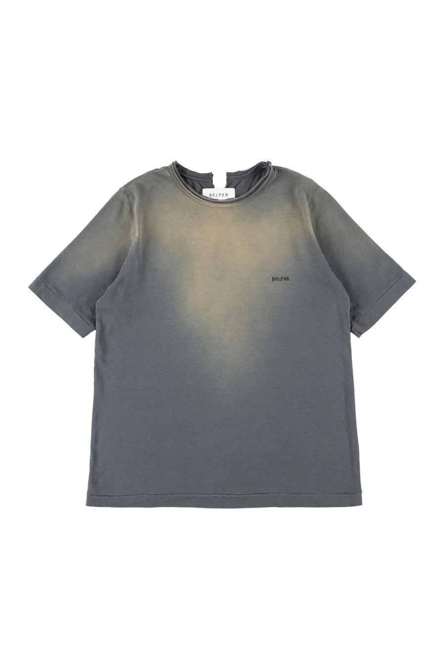 【25ss先行予約】BELPER  2025ss BLEACHED T(BLACK) ※3月入荷予定予約品