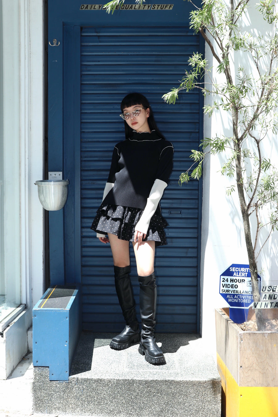 Lunetta BADA  No.354 0020 (ECRU / LIGHT SMOKE)