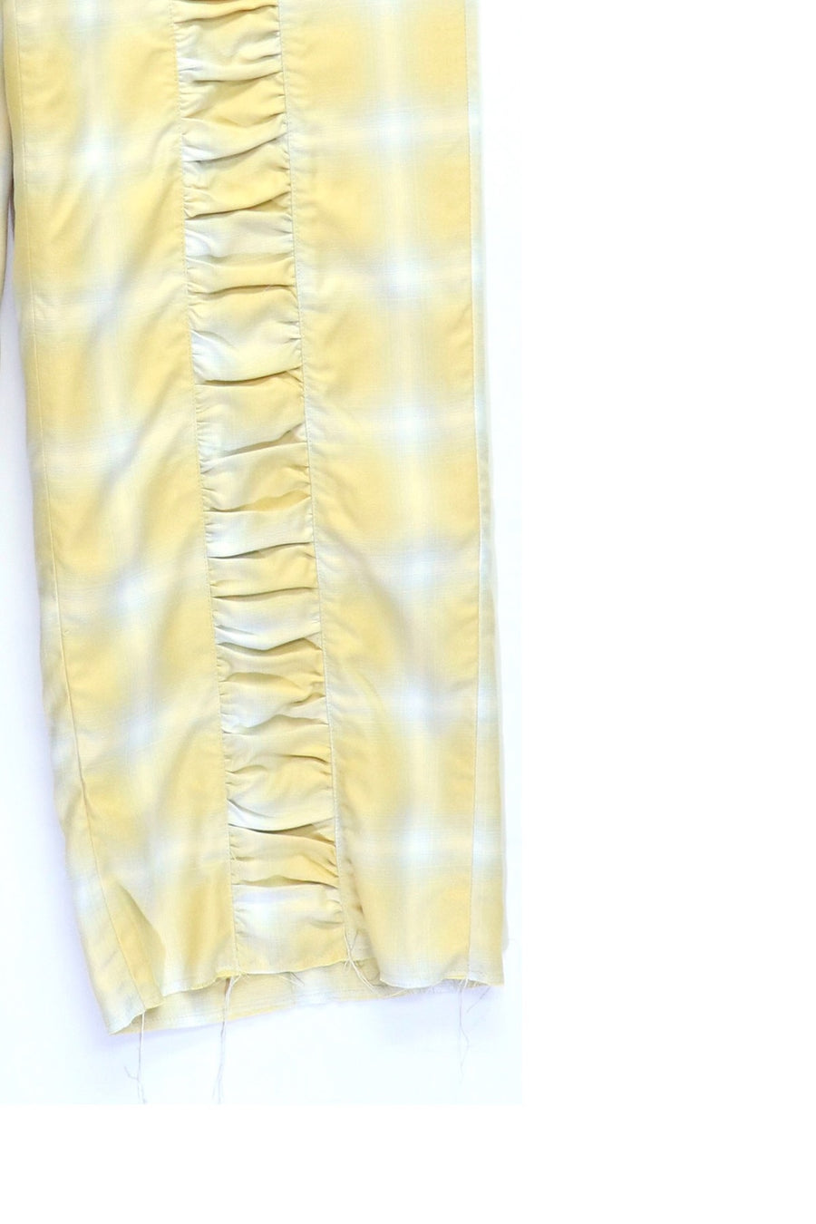 【40%OFF】Taiga Igari  Gaather Plaid Pants(YELLOW)