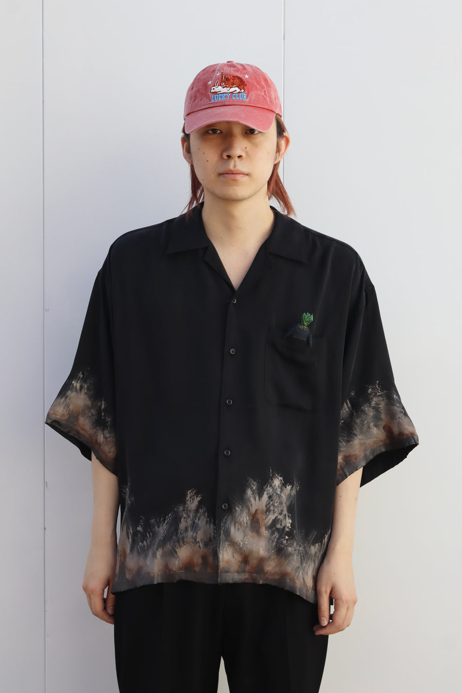 doublet(ダブレット)のMUD-HAND-PAINTED SHIRT BLACKの通販｜PALETTE