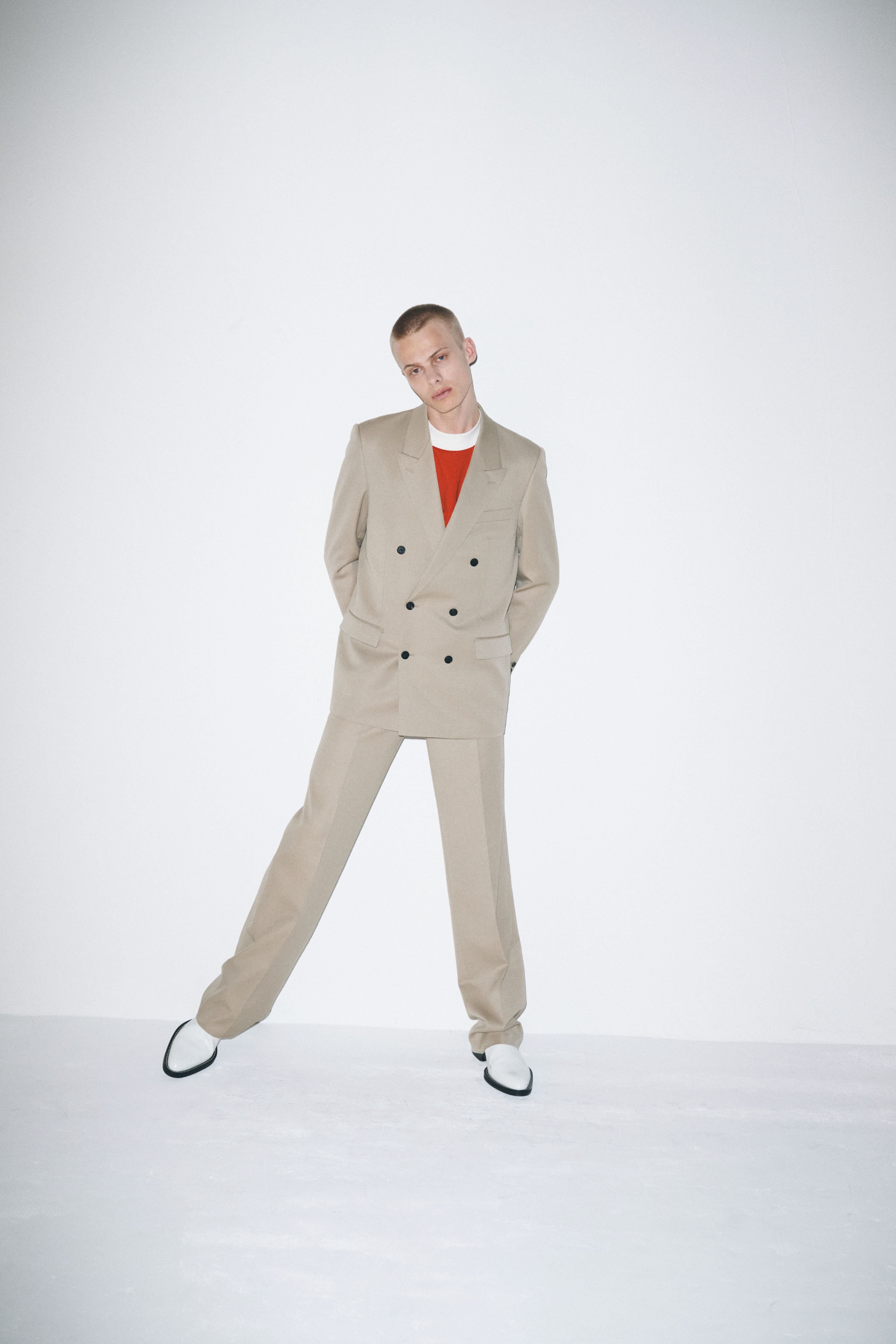 littlebig フレアパンツ　ベージュ LITTLEBIG(リトルビッグ)のFlare Trousers Black or Beige(スラックス