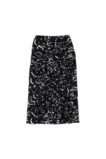 【25ss先行予約】BELPER  2025ss LOVE SKIRT(BLACK) ※3月入荷予定予約品