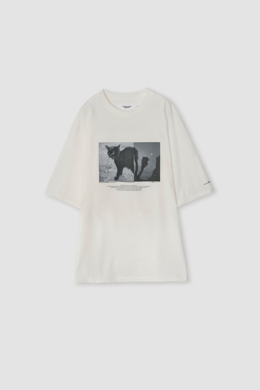 JOHN MASON SMITH × NICOLA KLOOSTERMAN  NINE LIVES S/S T-SHIRT