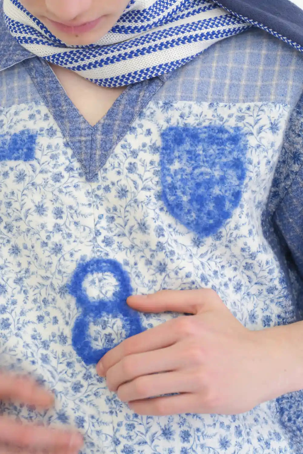 fluss(フルス)のneedle punch football shirts(シャツ)の通販｜PALETTE 