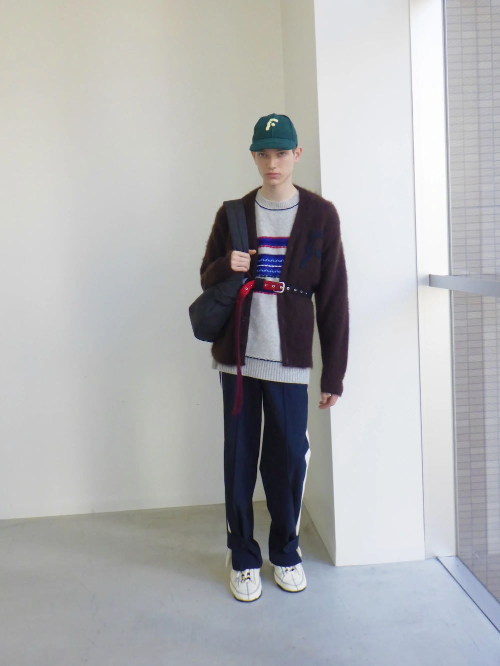 fluss(フルス)のCRUSH CYLINDER CROSS BAG BLACK(バッグ)の通販