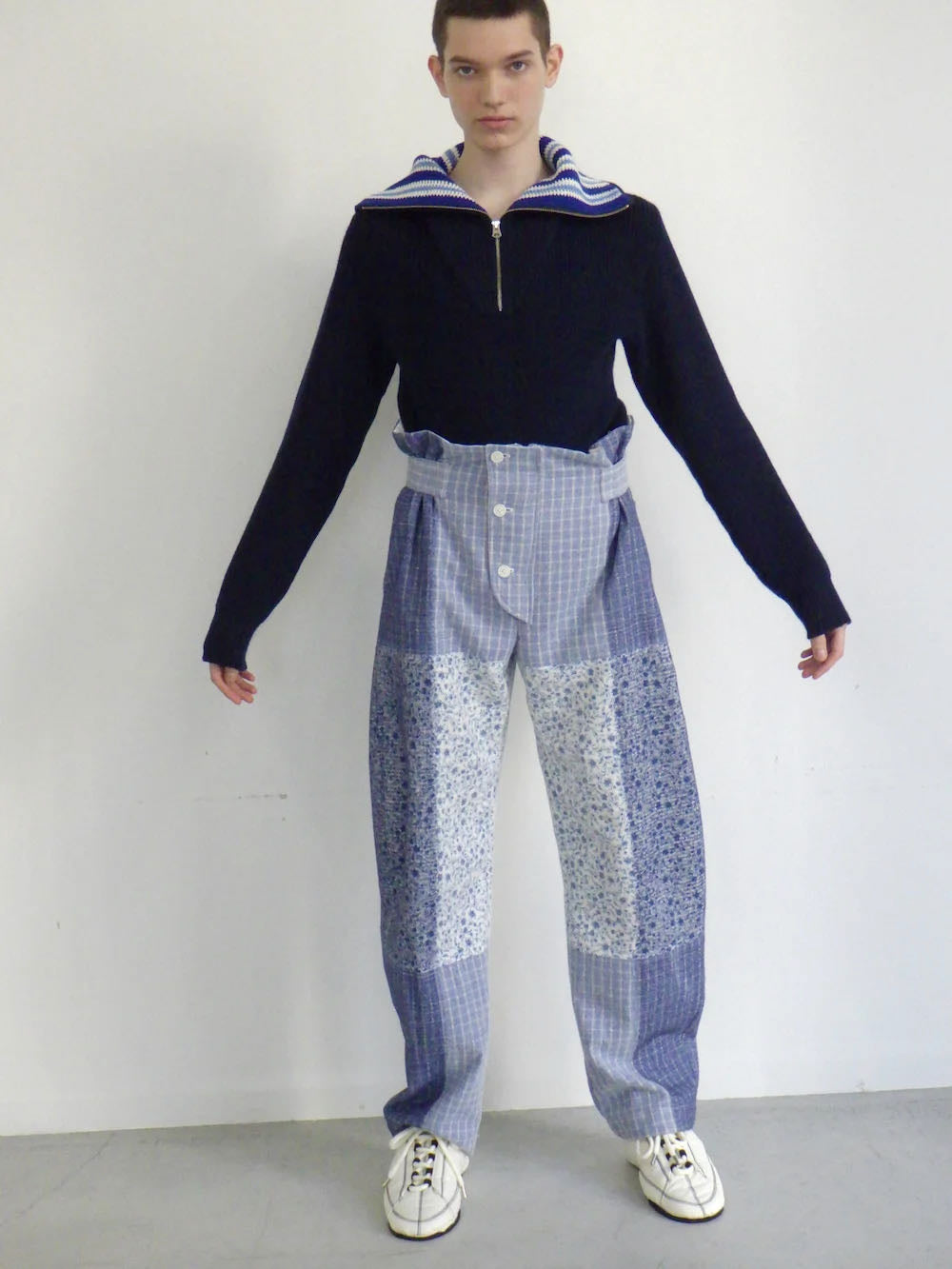 fluss(フルス)のjust taking mood of racing trousers(パンツ)の通販