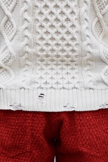 doublet(ダブレット)のCAUGHT IN THE CABLE FISHERMAN KNITの通販