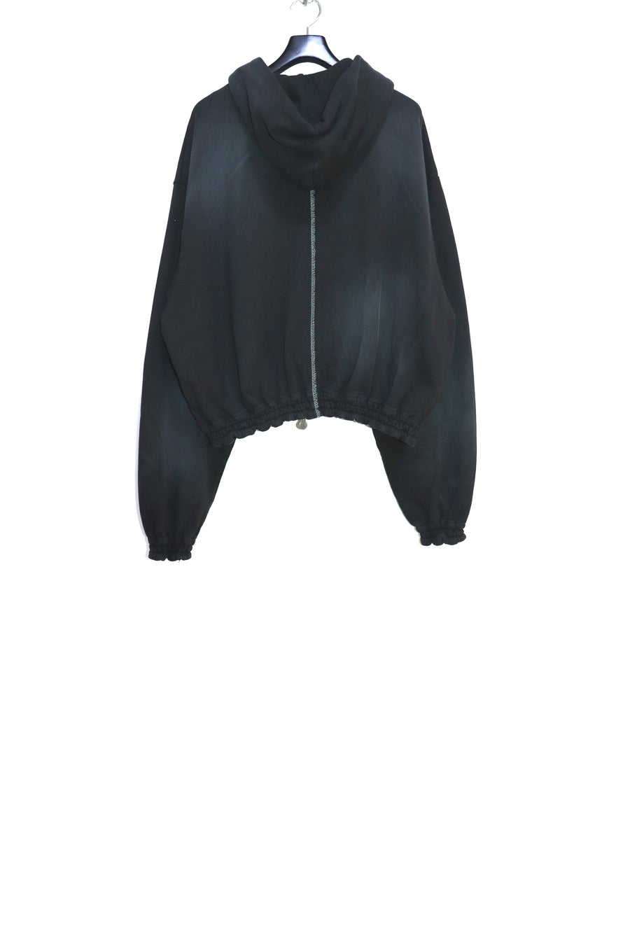 SHINYAKOZUKA  WASHED ORDINARY OLD STYLE ZIP HOODIE(BLACK)