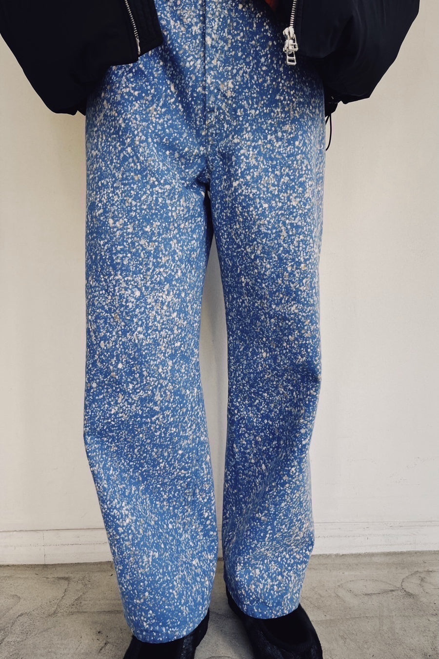 soe  Flower Splashed Regular Jeans