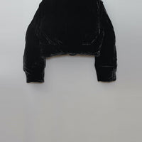 MASU (MASU) Velvet Puffer Jacket Black mail order | Palette Art