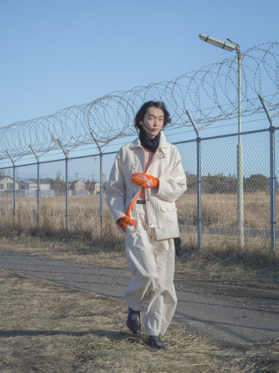 FILME FILLED  Waist Adjust Pants(ECRU)