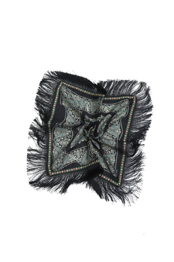 SUGARHILL  FRINGE BANDANA(BLACK)