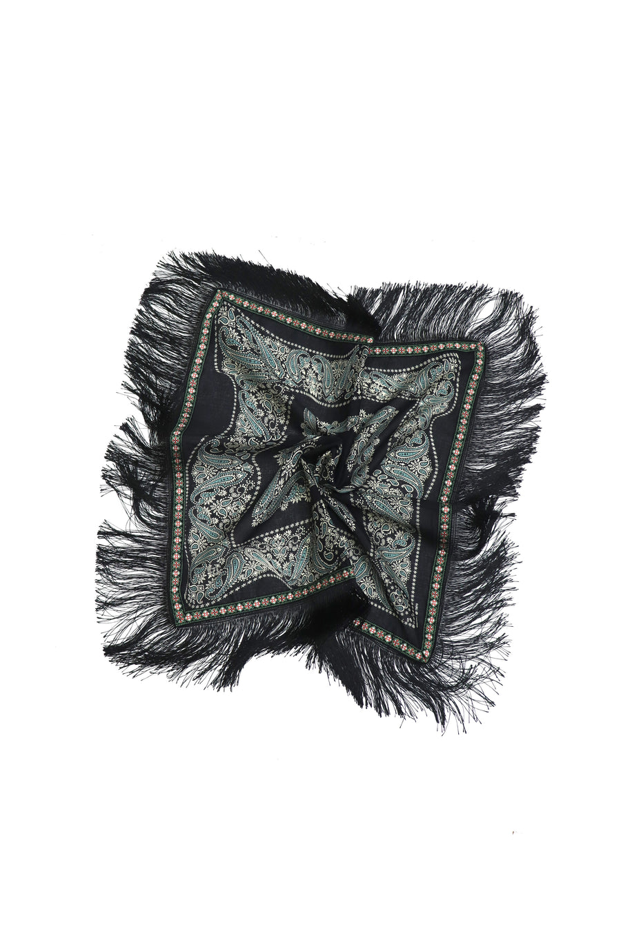 SUGARHILL  FRINGE BANDANA(BLACK)