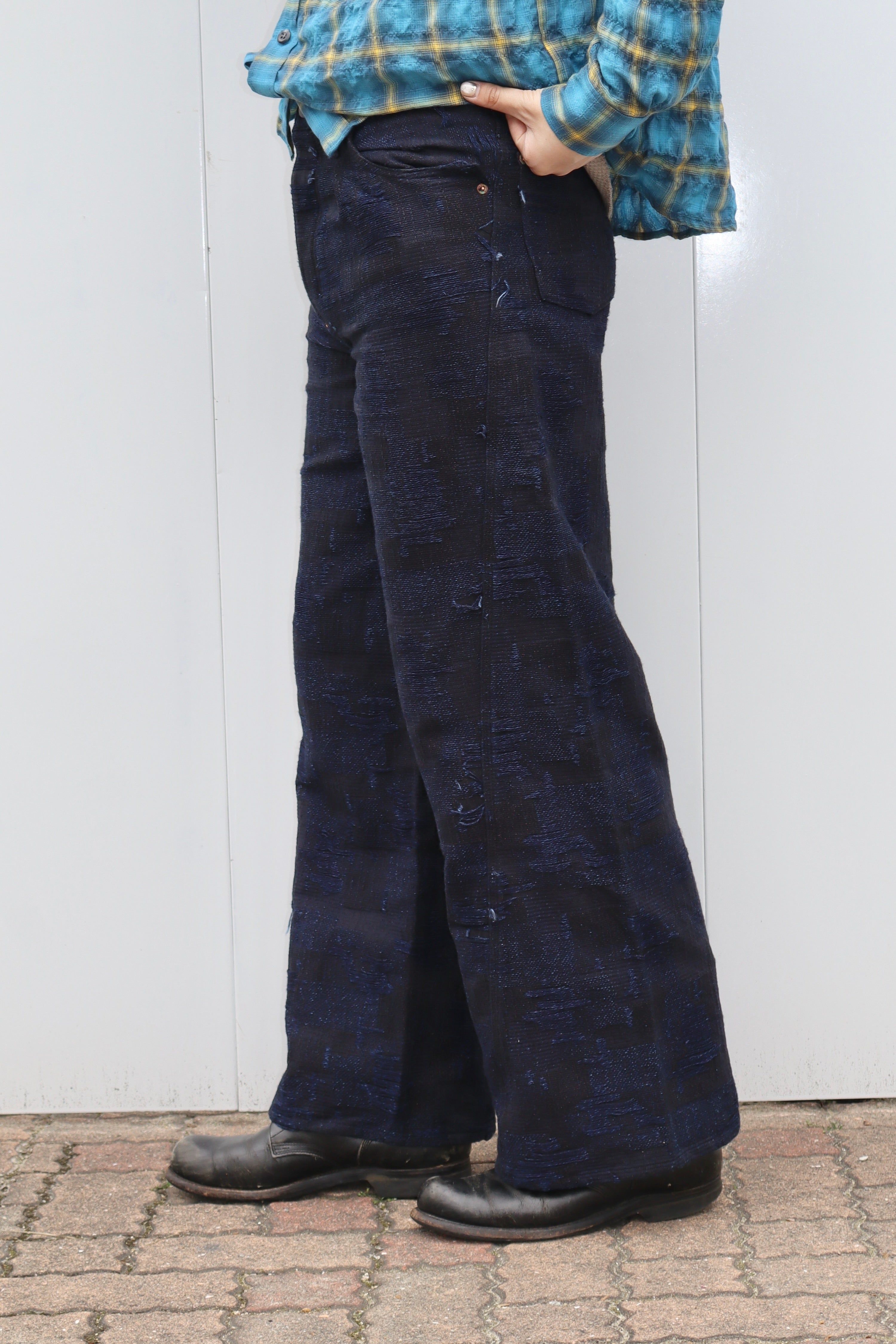 MINUS(マイナス)のTwist Seam Lot.20603T BORO CRUST AIZEN(スラックス