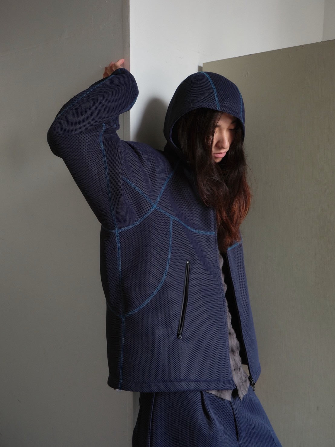 Laid.B(レイドビー)の“OKA” Shell Parka NAVY(パーカー)の通販