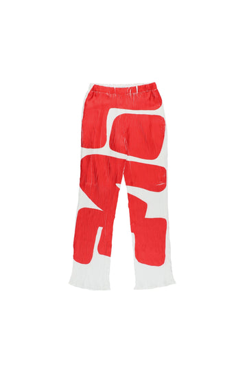 【25ss先行予約】BELPER  2025ss LOVE PLEATED PANTS(RED) ※3月入荷予定予約品