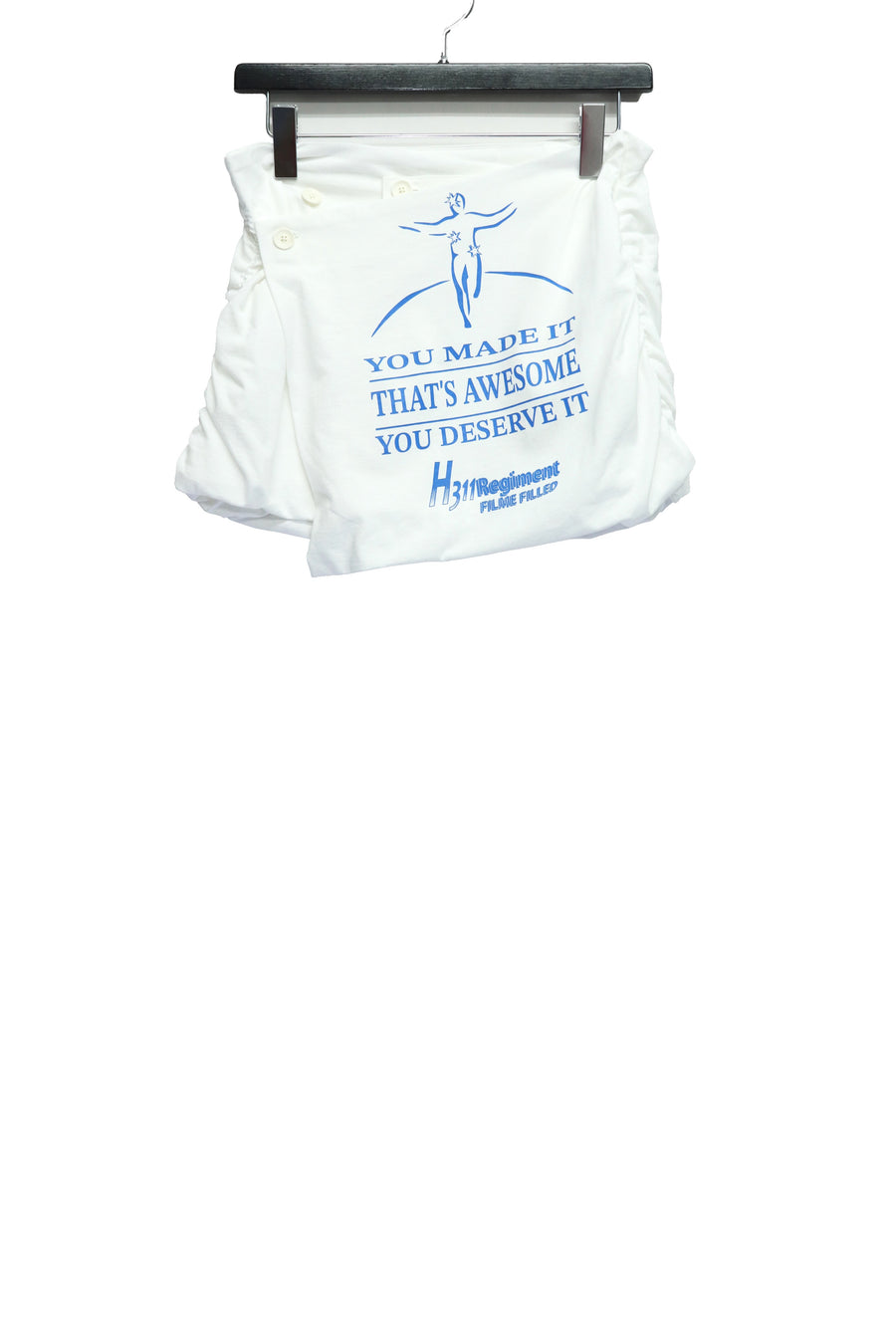 FILME FILLED  T Wrap Skirt(WHITE)