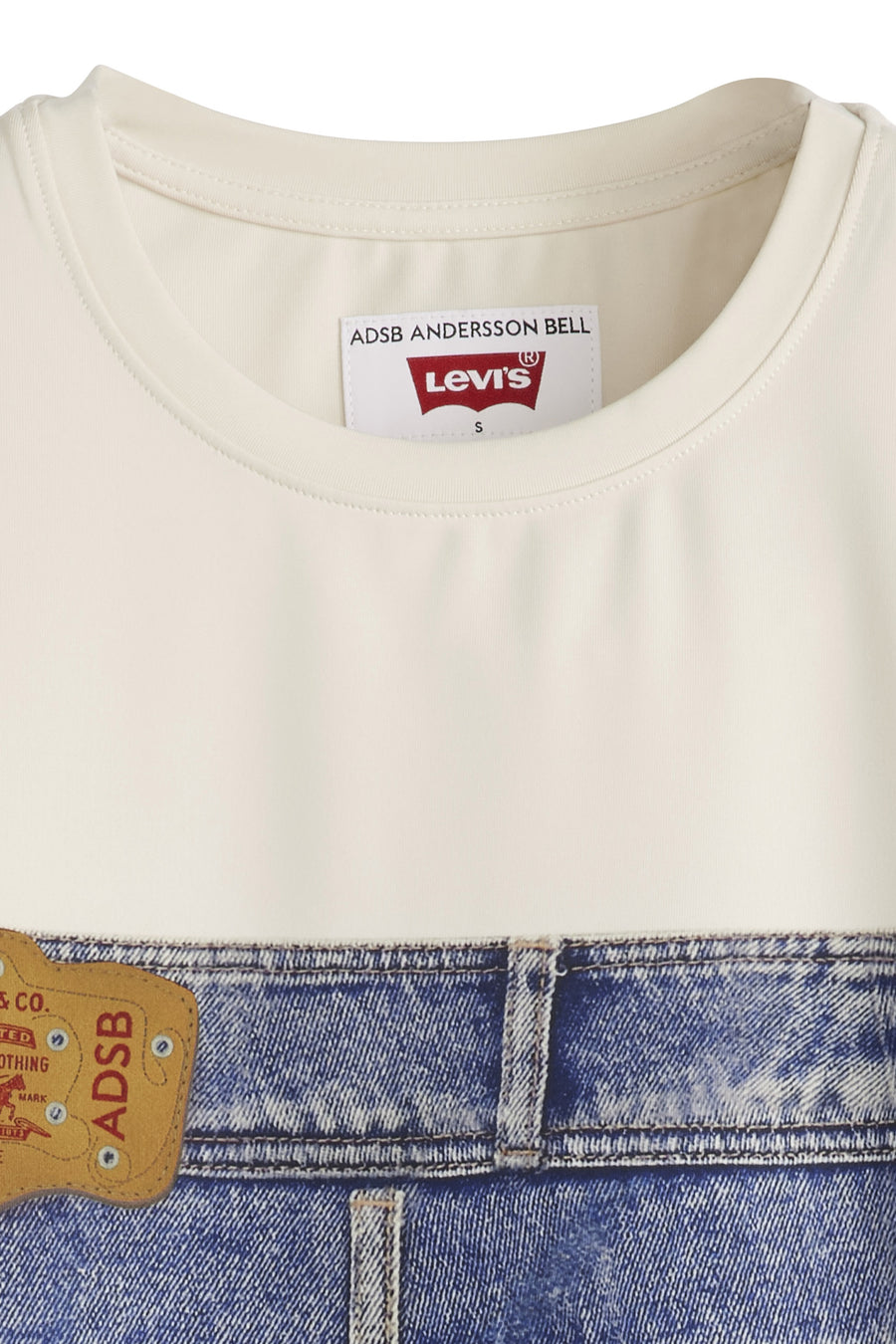 ANDERSSON BELL  LEVIS X ADSB SECOND SKIN TOP(DENIM PRINT)