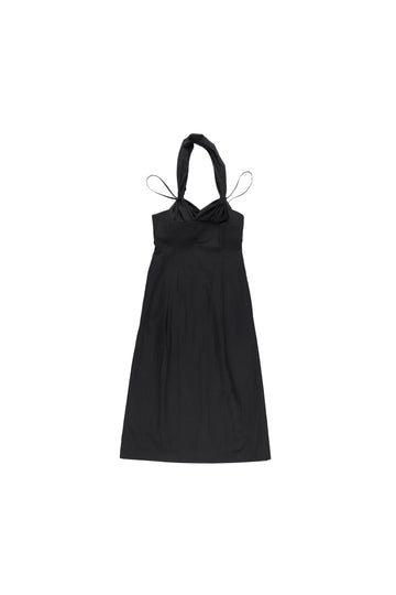 【25ss先行予約】BELPER  2025ss HALTERNECK DRESS(BLACK) ※2月入荷予定予約品