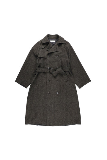【24aw先行予約】BELPER 2024aw TRENCH(CHARCOAL) ※9月入荷予定予約品（4月20日 23:59 締め切り）