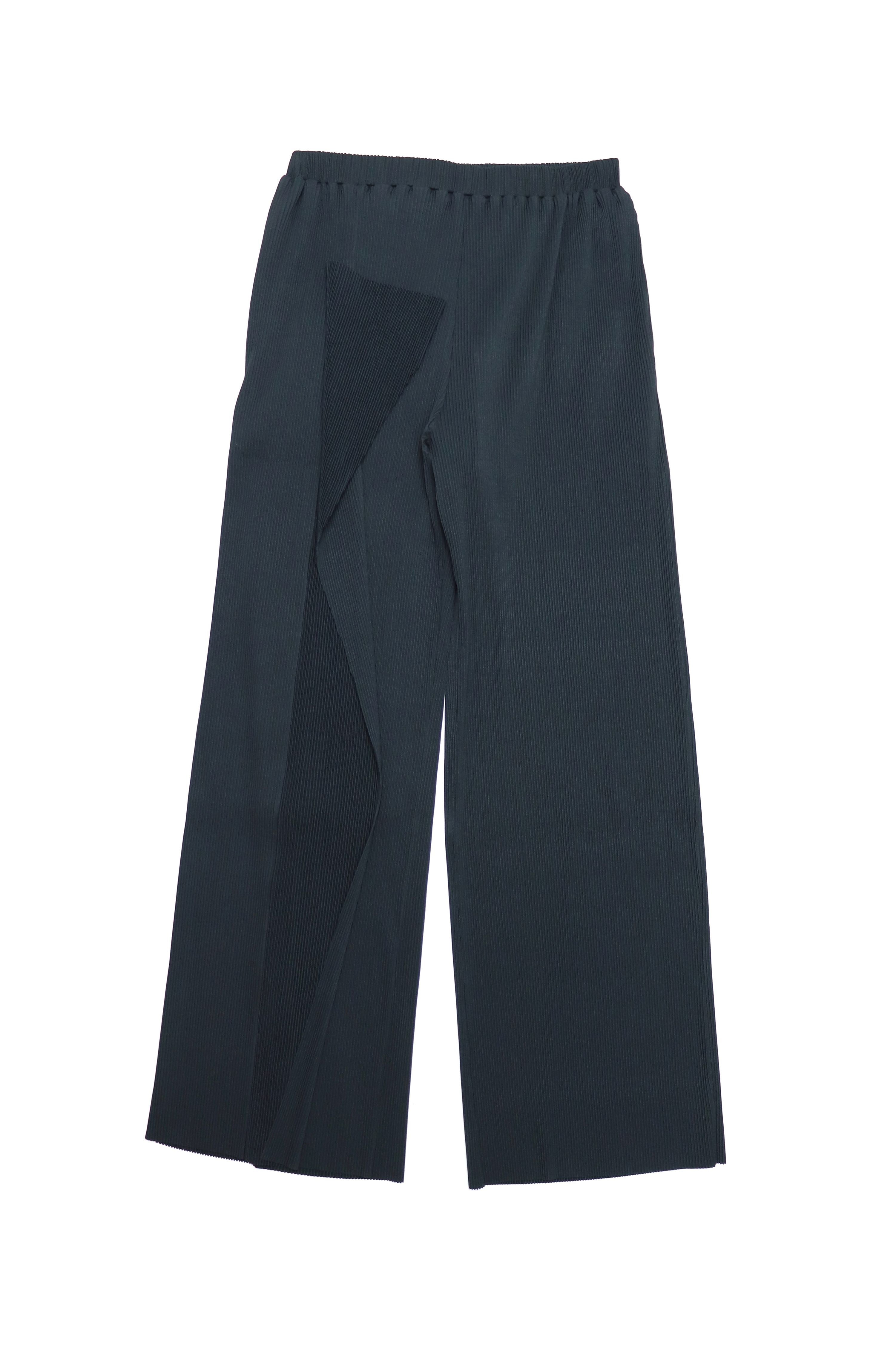 KOTOHAYOKOZAWA (Kotohayokozawa) PLEATED PANEL PANTS BLACK mail order ...