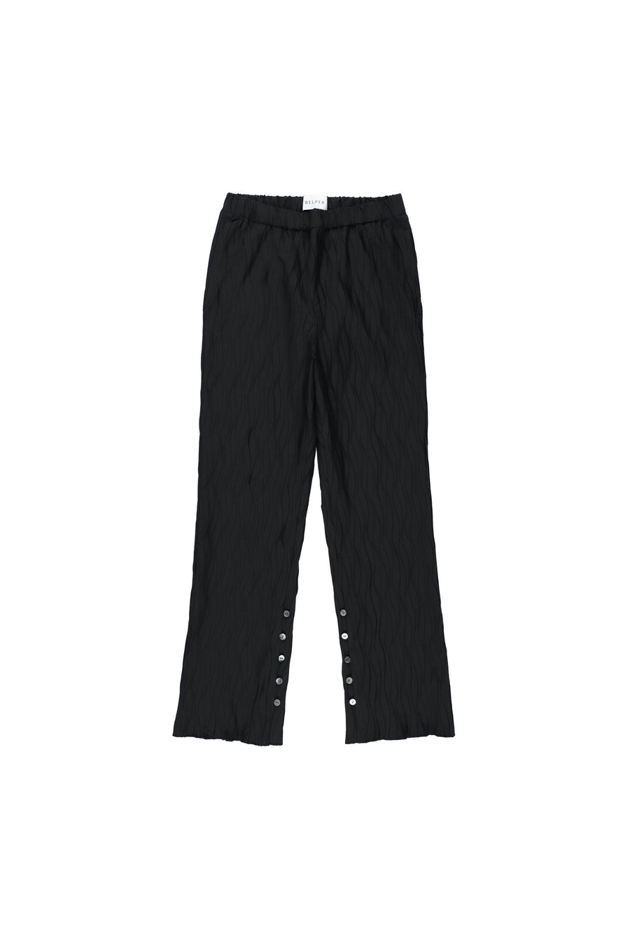 BELPER  PLEATED PANTS(BLACK)