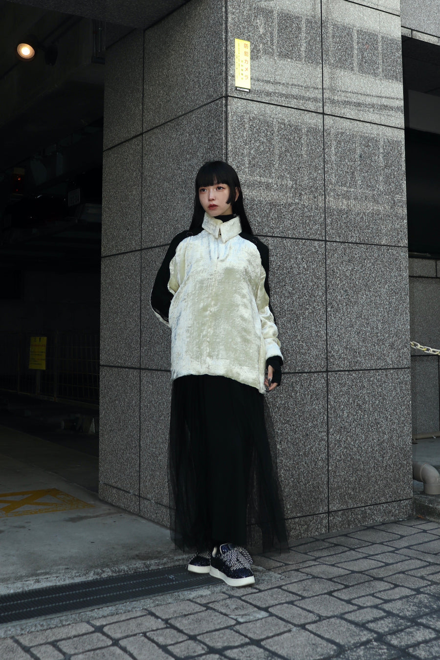 TOGA PULLA  Velvet lace shirt