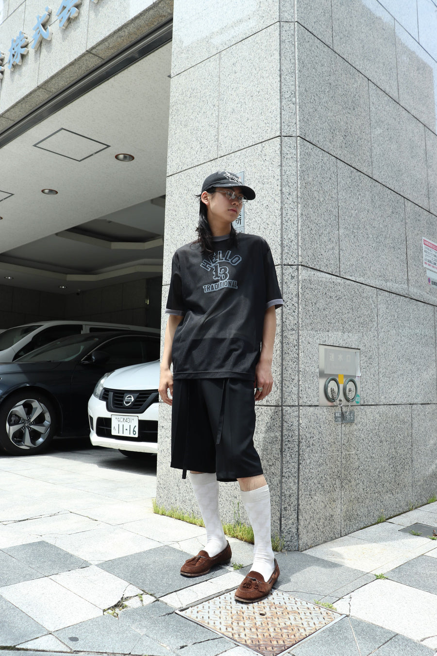 MASU  CLEAR RINGER T-SHIRT(BLACK)