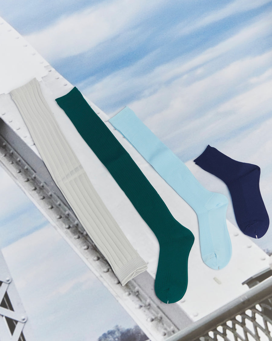 kotohayokozawa  ALL DAY SOCKS ASSORTMENT(COOL BLUES)