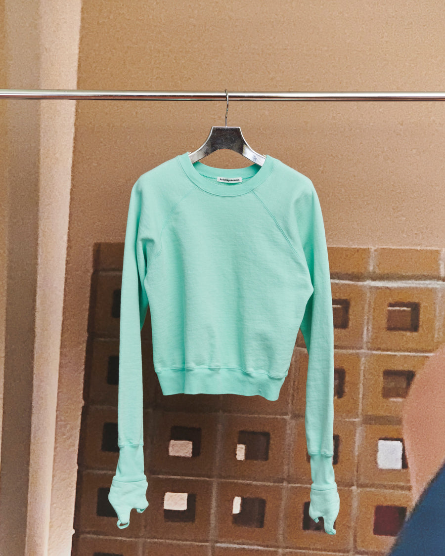kotohayokozawa  HEAVYWEIGHT CUFF-GLOVE TOP(MINT)