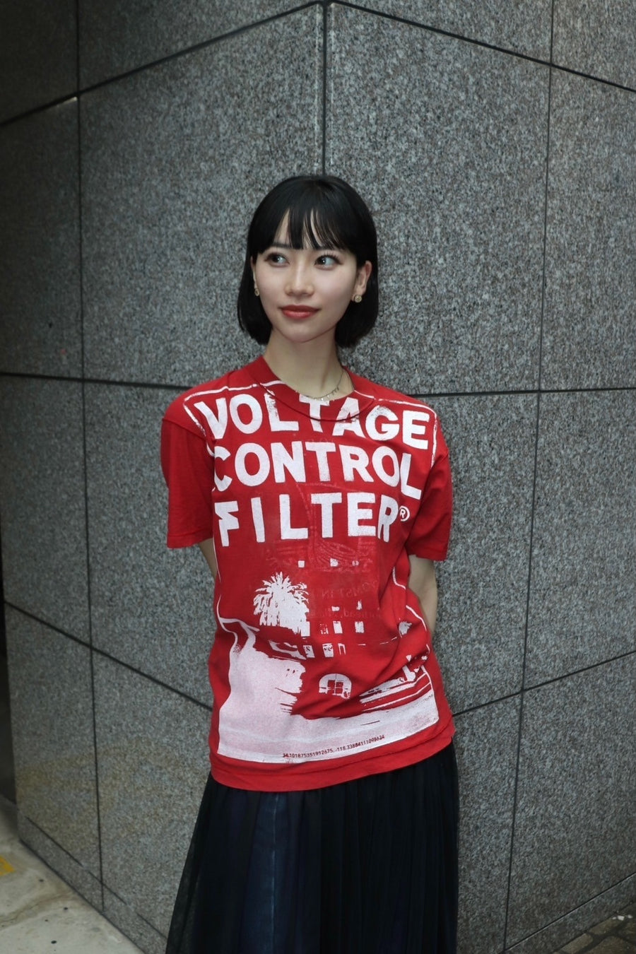 Voltage Control Filter × P.A.A  ONE&ONLY USED PRINT T-8